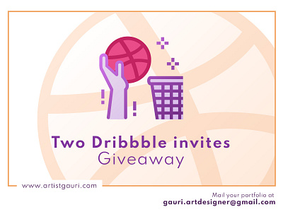 Dribbble invite Giveaway adobe illustrator best shot dribbble dribbble best shot dribbble invite freelancer giveaway graphicdesigner invite giveaway invites logo