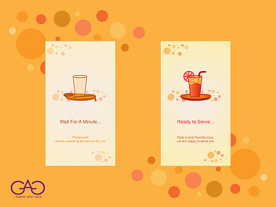 UI Design for Restaurant Service app adobe illustrator adobe photoshop mobile app screens ui design