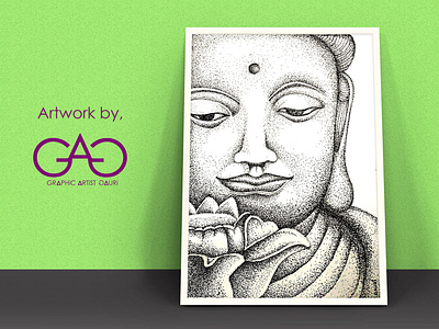 Buddha Painting By GAG