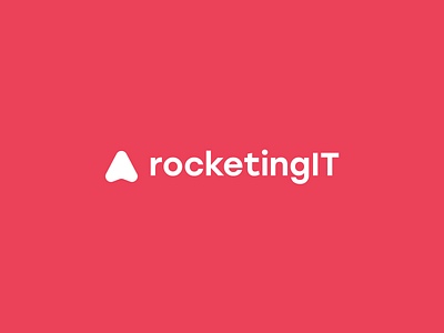 RocketingIT New Logo branding logo typography