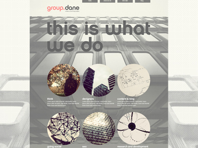 Young company website art direction design photography website