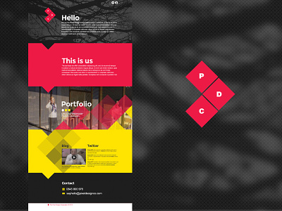 The Pixel Design Corporation art direction design website