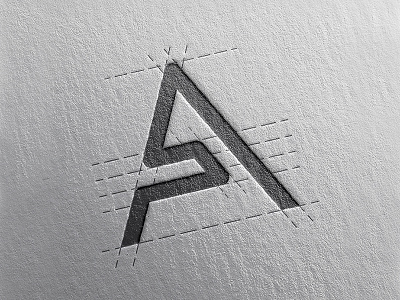 Letter A monogram clean letter a logo monogram simple