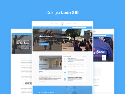 Leon XIII Institute - Website & Design System college design design system education learning responsive typography ui ux web website