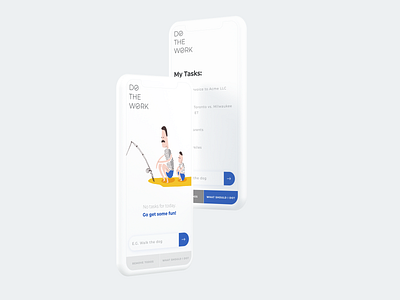 Do The Work: ToDo List app application design illustration list lists react reactjs responsive task management task manager tasks todo todo app todo list web application website