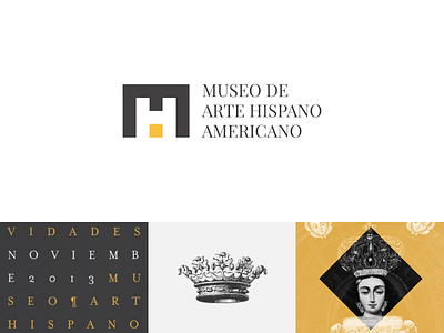 Museo de Arte Hispanoamericano - Brand Identity brand branding design editorial identity identitydesign logo design museum poster stationary typography