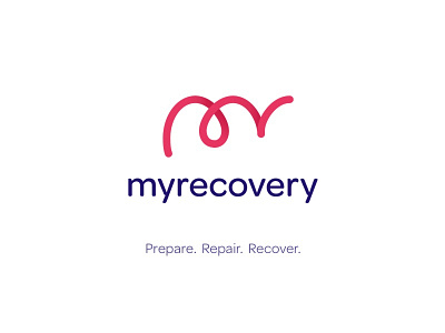 myrecovery / Brand app brand care graphic health healthcare design logo recovery startup surgeons surgery tagline