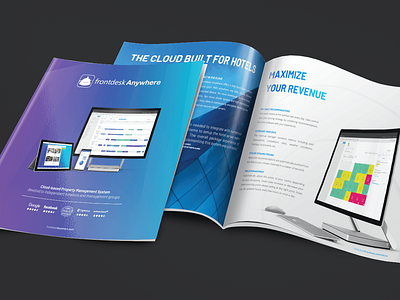 Frontdesk Anywhere Brochure branding brochure design design