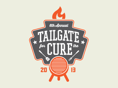 Tailgate For The Cure Logo 2013 charity logo
