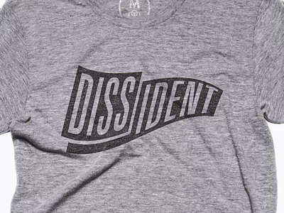 Dissident T-Shirt Graphic cottonbureau logo pearl jam political resist
