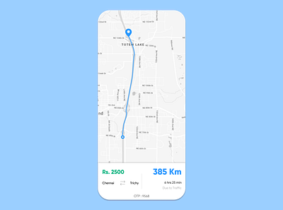 Car Ride App Simple UI Quick Design. figma figmadesign map mobile travel ui uidesign