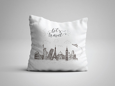 Travel quotes, hand drawn lettering cards. Prints. adventure font hand drawn lettering hand lettering handwritten pillow print print for t shirt quote tourism travel typography worldwide