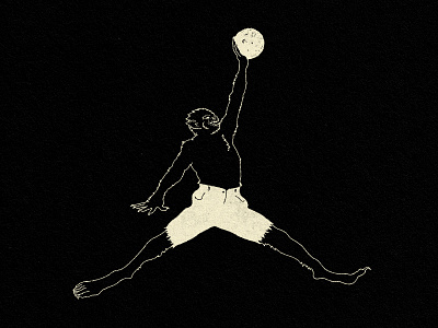 Werewolf Jumpman halloween jordan jumpman moon nike scary spooky vector werewolf wolfman