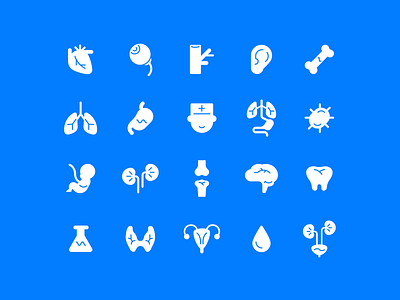 Medical Icons graphic design iconography icons illustrator medical medical icons oblik oblik studio vector