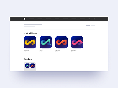 Audiomodern App Store Icons / Concept 01