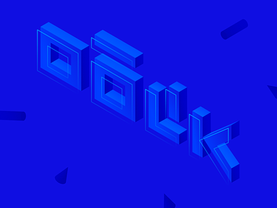 Oblik IsoGra blue design figma gradient isometric logo monochrome oblik oblik studio office space team workplace workspace