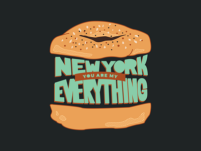 My Everything 🥯 bagel breakfast everything bagel food new york ny