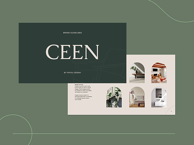 CEEN Branding brand identity calming branding earthy branding elegant branding green branding interior design interior design branding studio branding