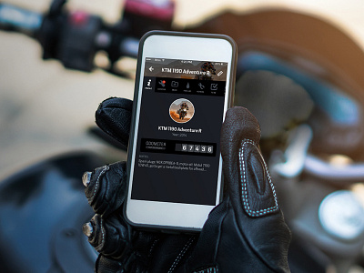 Moto Report UI app maintenance motorcycle ui ux