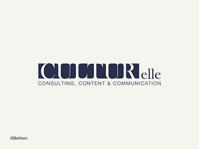 Cultur'elle, Consulting Company Logo