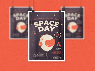 Space Day Event Poster