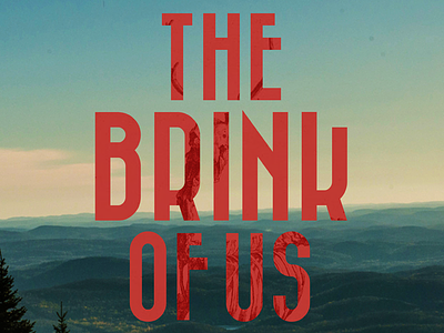 Poster: The Brink Of Us brink deer play poster skeleton theater theatre typography
