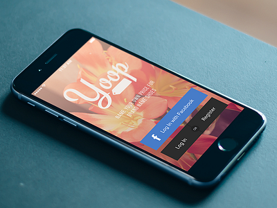 Yoop Login app boce ecommerce iphone 6 log in login splash ui ux