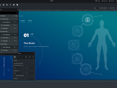 Body Exploration I body illustration interaction design minimal