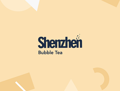 Shenzhen Bubble Tea branding design illustration logo logo design logo design branding logodesign minimal typography vector