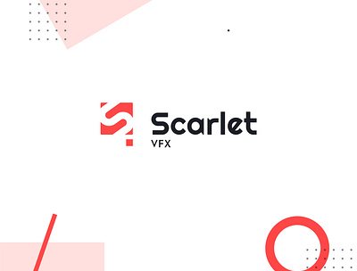 Scarlet VFX - v2 app brand branding creative flat icon logo logodesign minimal modern red