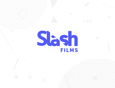 Slash Films - v2 brand branding flat icon logo logodesign minimal modern purple