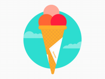 Ice Cream Fun animation berlin color colour cream germany gif ice icecream quandoo summer