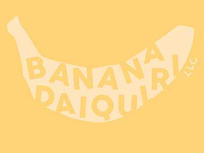 Banana Daiquiri LLC logo branding logo design