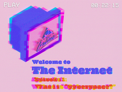 Episode 2: What is a modem and what are those sounds? crt design glitch illustration internet oldschool television vhs