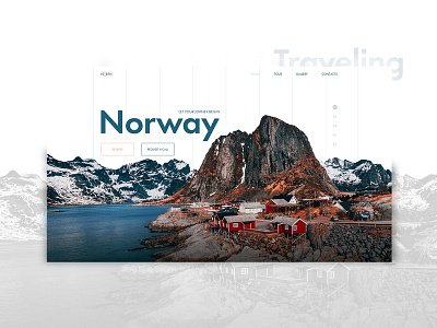 Norway design journey norway site design travel traveling ui ux web website