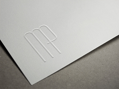 MP Monogram branding identity system lettermark letterpress logo monogram monogram logo print type typeface typography wedding
