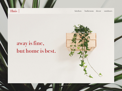 Huis - Daily UI 003