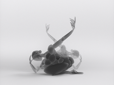Contemporary dance - VR sculpture series 3d 3d art 3d artist 3d modelling 3d models 3d sculpture contemporary dance dance htcvive vr