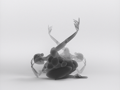 Contemporary dance - VR sculpture series