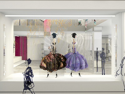 Fashion House Concept - Window Display Design