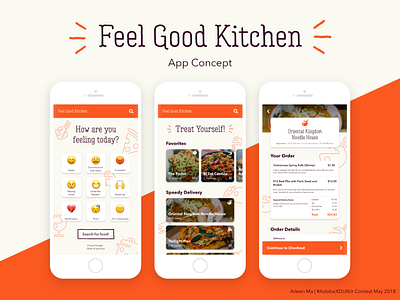 Feel Good Kitchen App Concept