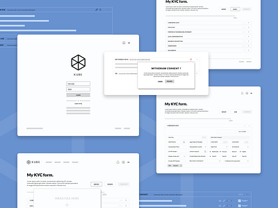 Kube | Dashboard wireframe