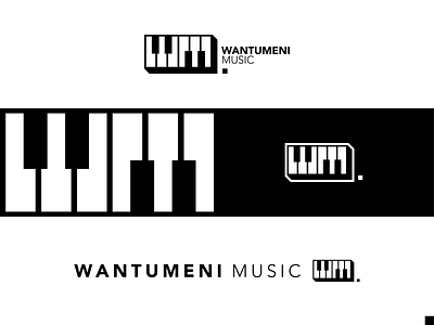 Wantumeni Music | Visual identity black brand brand identity branding creative design graphic design identity illustrator logo logo design logotype minimal music vector white