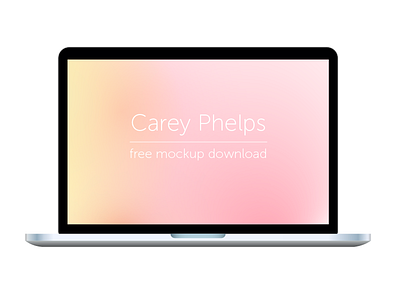 Download: Macbook Pro Mockup