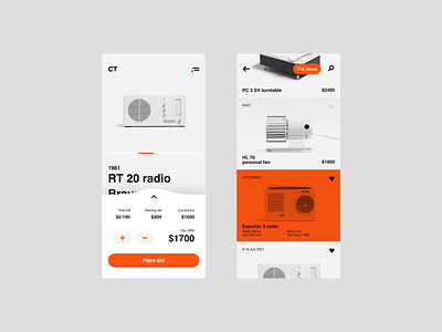 Collect – Technology Marketplace app clean design elegant gogoapps minimal mobile tech technology typo typography ui ui design uiproductdesign userinterface ux