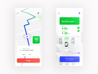 Parking App by Martin Romaniuk for Flod on Dribbble