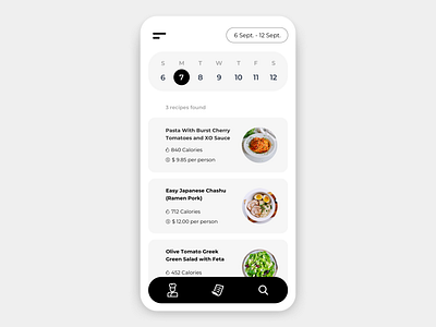 Food App UI Component 2