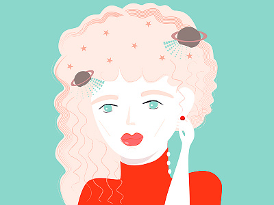 Day5 prompt girl girlillustration illustration pinkhair