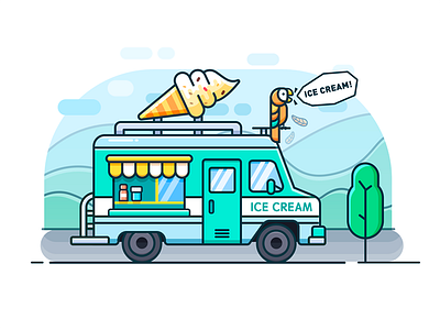 Ice cream truck