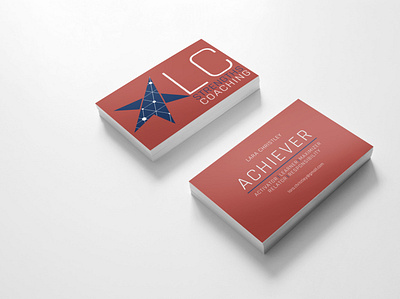 LC Strengths Buisness Card design graphic design logo typography